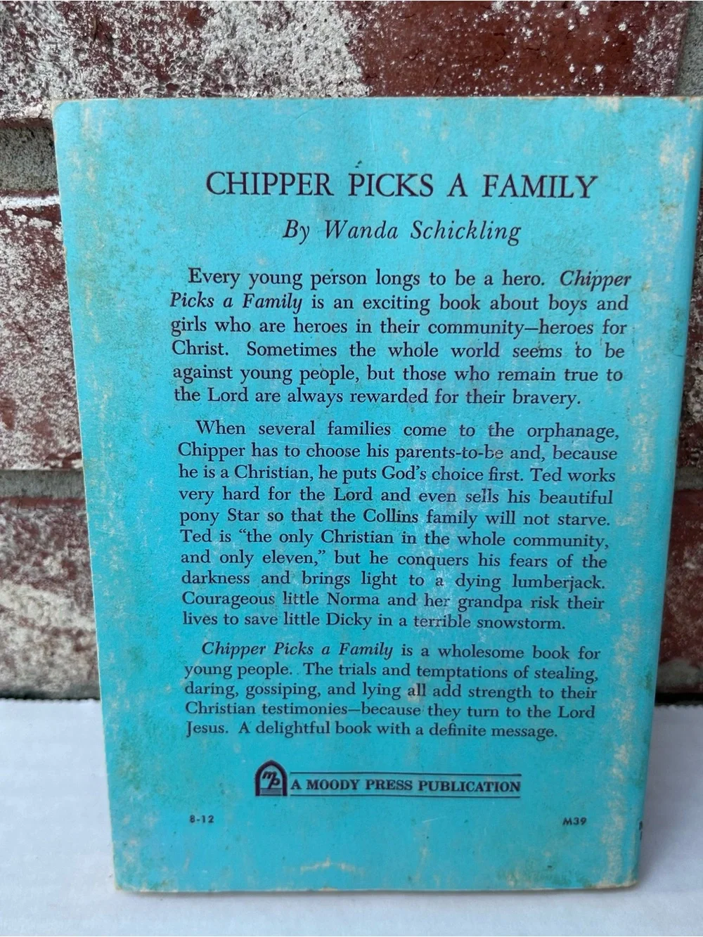 Chipper Picks A Family & Other Stories Wanda Schickling Vintage Paperback 1952